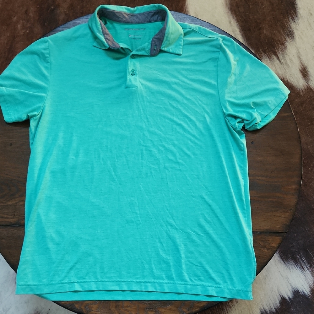 Men's Teal Polo Shirt - Classic Short Sleeve